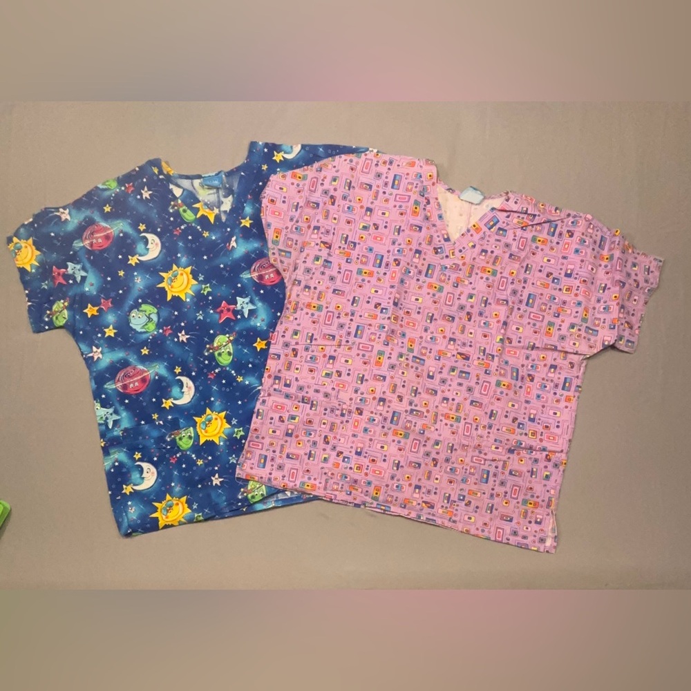 Women’s Scrub Tops – Lot of 2 – Size XL